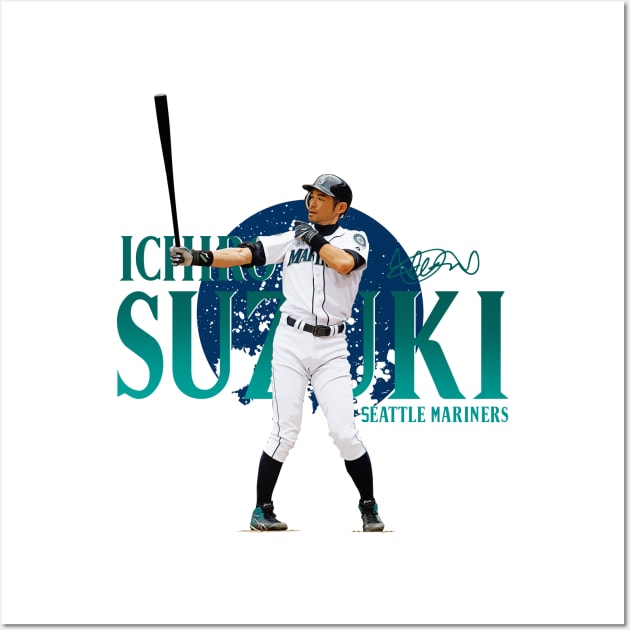 Ichiro Suzuki Wall Art by Juantamad